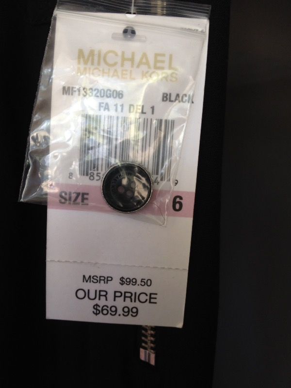 Michael Kors Black Pant