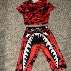 Red Ethika body suit
