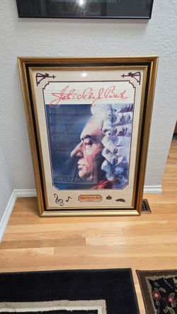 Free Johann Sebastian Bach Framed  Music Poster
