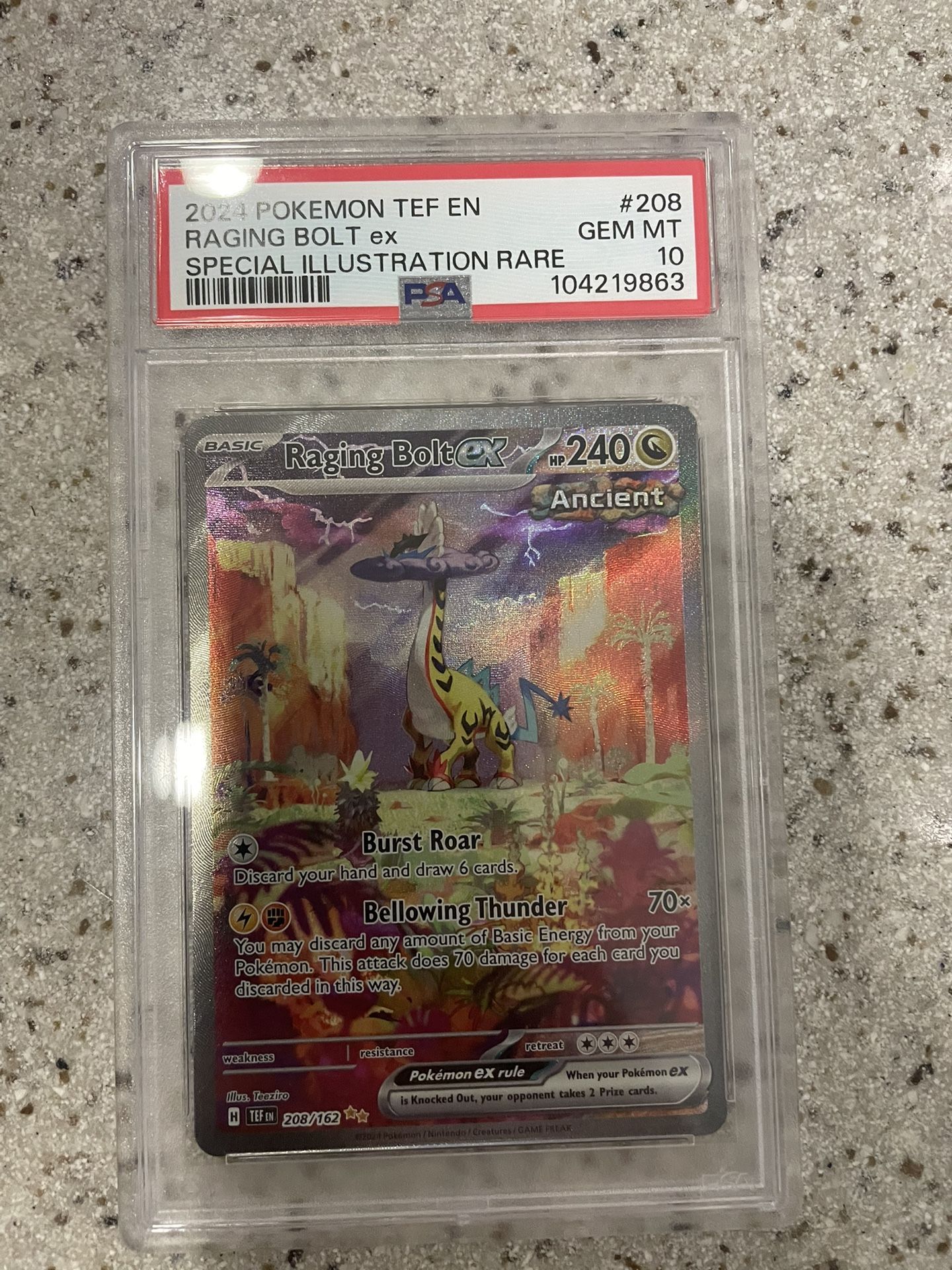 PSA10 Raging Bolt