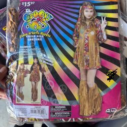 Girls Hippie Costume