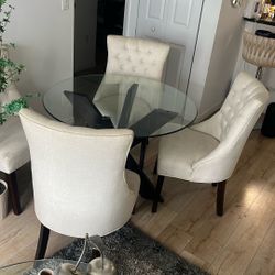 Dining Set With 4 Chairs