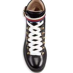 Gucci Magnum Leather Moto Boots