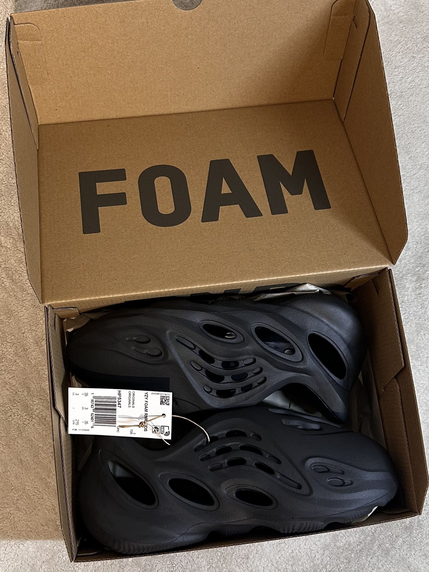 Yeezy Foam Rnr #3 Onyx
