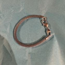 Brighton Silver Beverly Glam Bracelet 7.75” Charm Bracelet