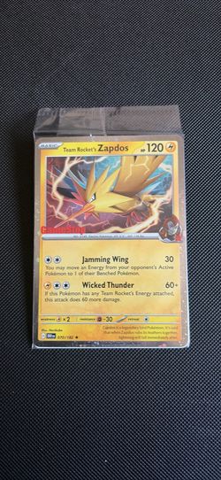 GameStop Promo Team Rocket's Zapdos Pokémon Card