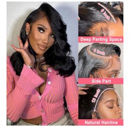 13x6 HD Lace Front Human Hair Wig | 250 Density | Drawstring | 10 inch