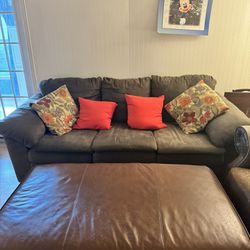 Olive Green Couch And Chair