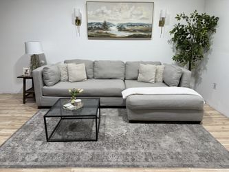 Grey Sectional Couch - Delivery Available 