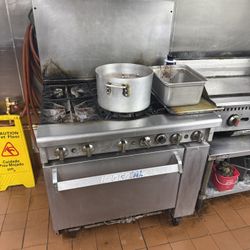 Imperial 6 Burner Stove - Fogón De 6 Quemadores