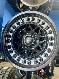 BIG SALE ON Black Rhino 17” 6x139.7 wheels & 35x12.50-17 TOYO RT TRAIL TIRES (We Finance)