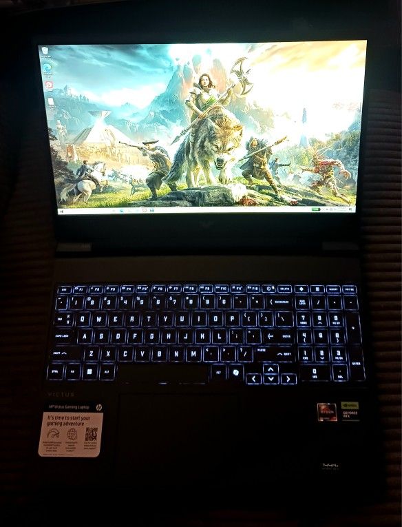 Brand New In Box HP Victus 16" Gaming Laptop AMD Ryzen 7-7445HS 4.9GHz 16GB DDR5 RAM 512GB NVMe SSD 1080P 144Hz LCD Nvidia RTX 4050 GDDR6X Graphics 