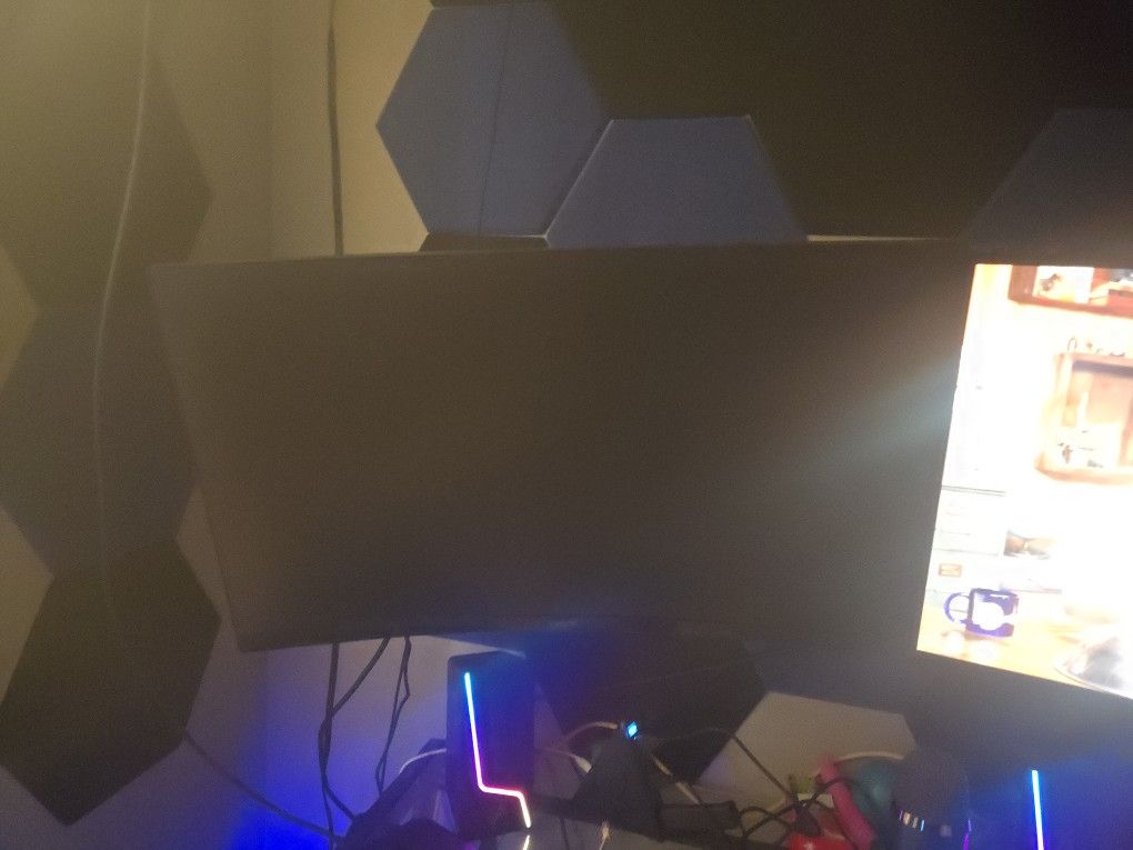 Large Curved Monitor