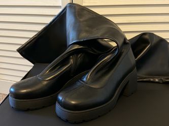 STEVE MADDEN over the knee blakley black boots