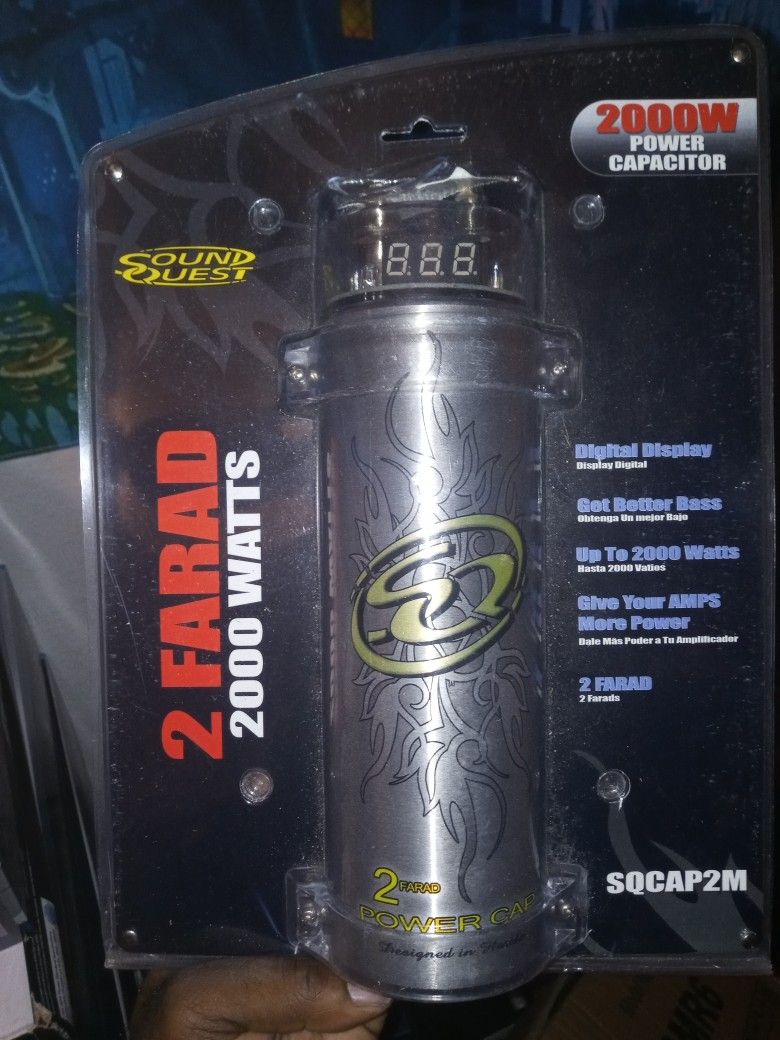 New 2 Farad Power Cap