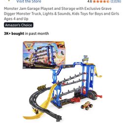 Monster Jam Garage Playset