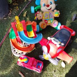 4 Lot All Work Toys