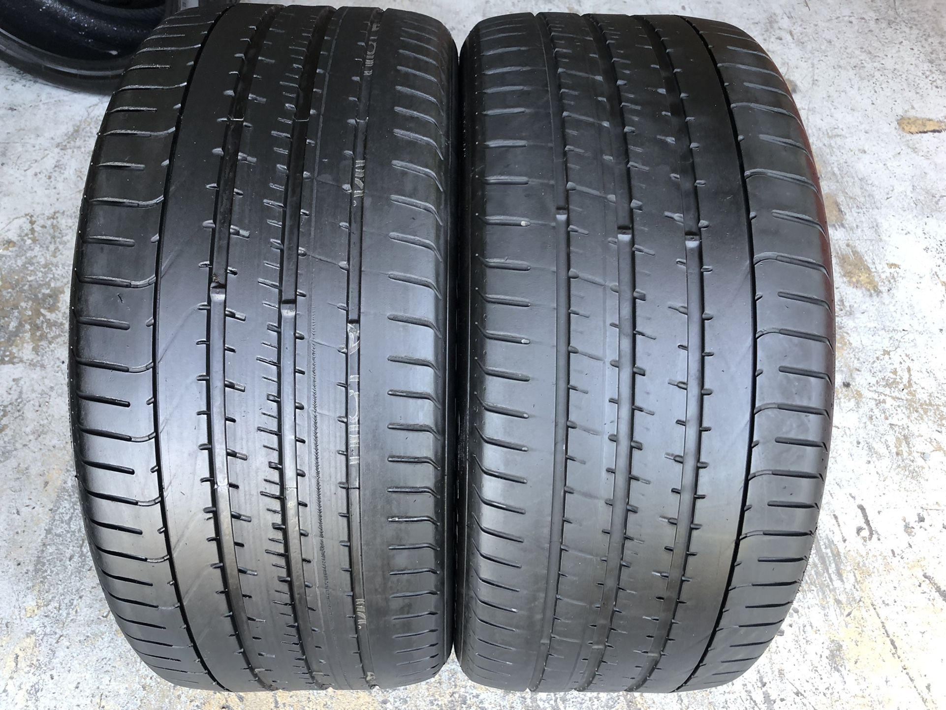 For Sale Two 275/35/20 Pirelli P Zero Runflats With 65-70% Left Excellent Pair No Repairs 