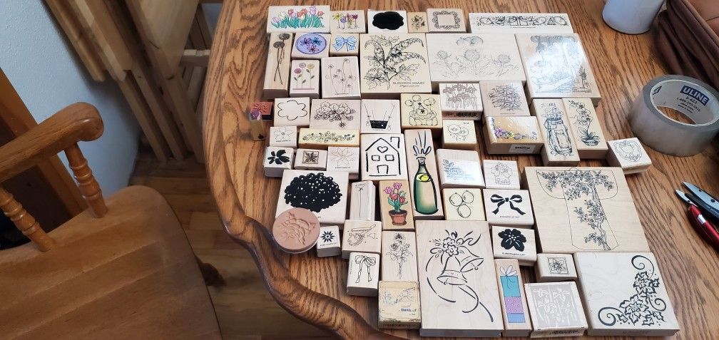 Rubber Stamps Box 13