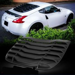 LOUVERS NISSAN 370Z Z34 REAR WINDOW LOUVER WINDSHIELD SUN SHADE COVER New 