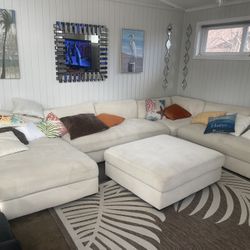 White Sectional