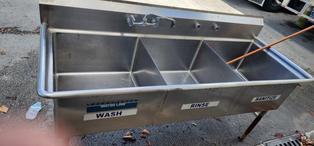 3 Compartment Sink