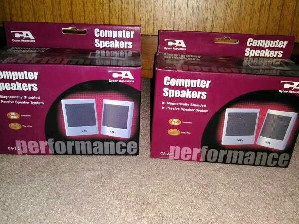 Computer Speakers* cyber acoustics brand* brand new in box** - $10