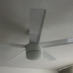 SW1422WH Merwry 52" Integrated Led Indoor White Ceiling Fan