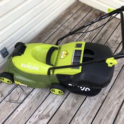 Cordless Electric Push Lawn Mower 28 Volt