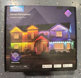 Govee Permanent Outdoor Lights Pro 100ft. New in box.
