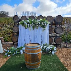 Flower Backdrop Wedding!!