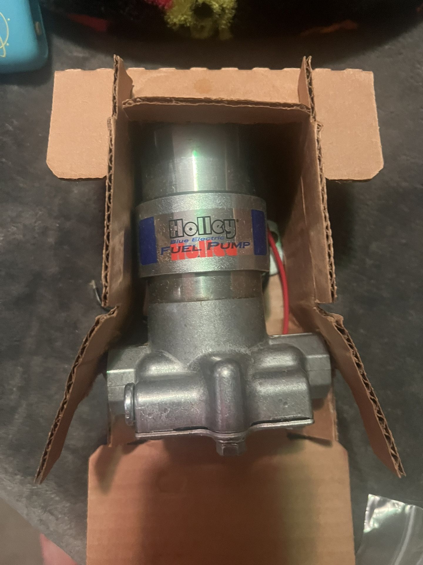 brand new blue holley electric fuel pump