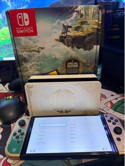 Oled Nintendo Switch legend of Zelda
