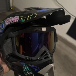 Helmet With Glasses 