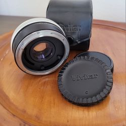 Vivitar 2x-4 MC Tele Converter For Canon FL/FD Mount With Caps & Case