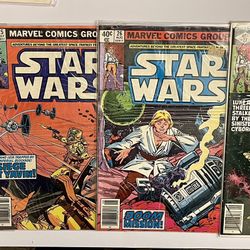 4 Issues Star Wars Comics Collection 1979