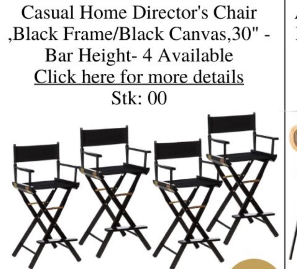 Director Chair Barstools 