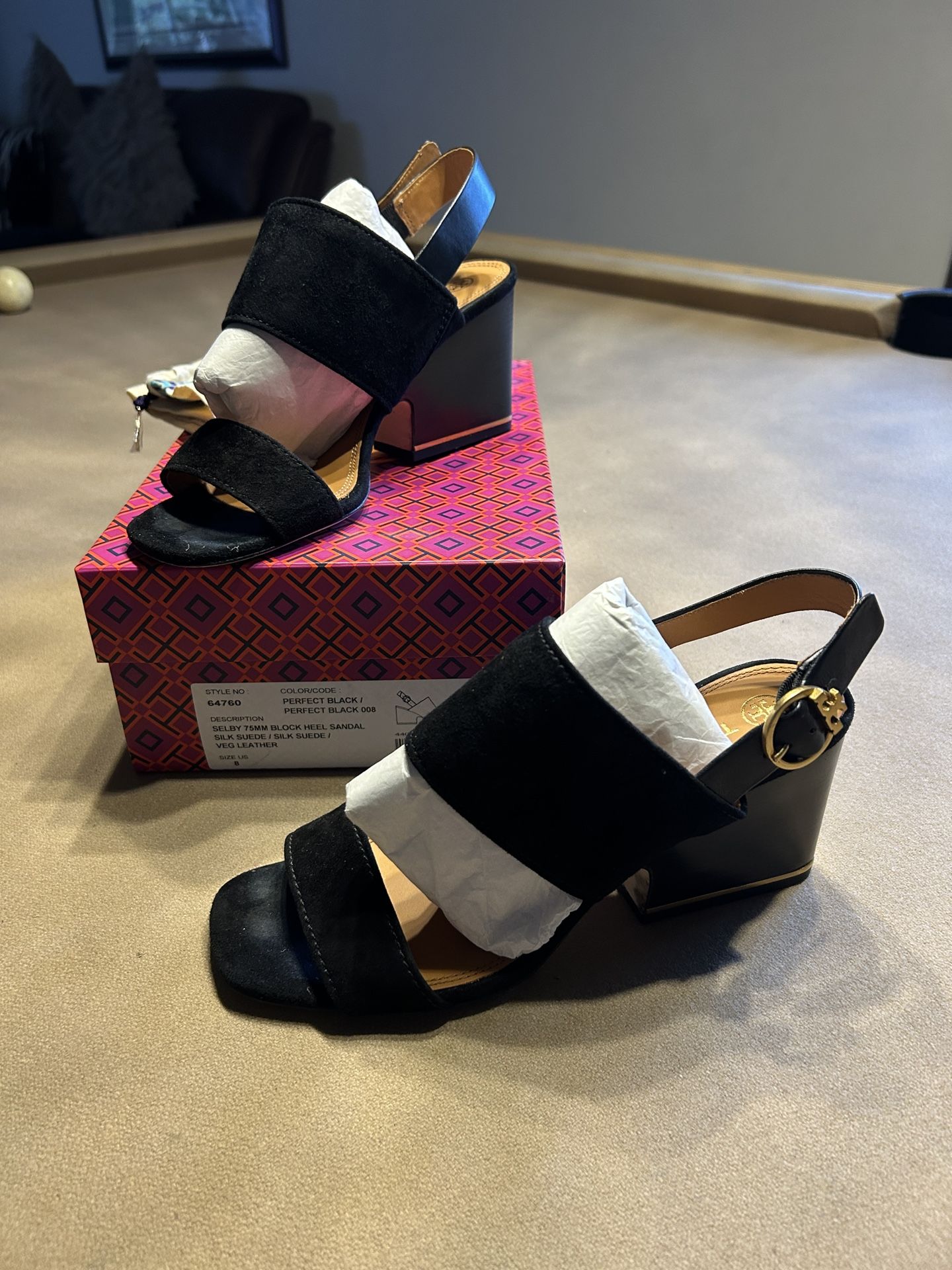 Tory Burch Selby 75MM Block Heel Sandal