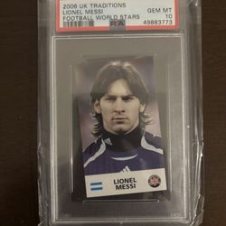 Messi Rookie PSA 10