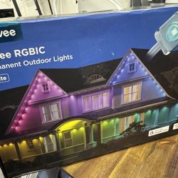 Govee H705Aad1 Wi-Fi Rgbic Outdoor Permanent String Lights 100FT 100 FT