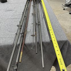 Lot of 6 Fishing Rods – Mixed Brands & Sizes – Bargain Bundle