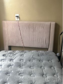 Twin bed frame and mattress