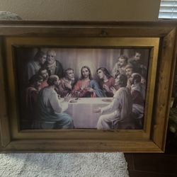 cuadro la ultima cena es grande seminuevo