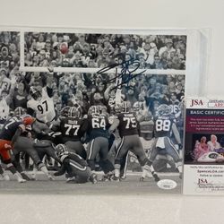 Dustin Hopkins Cleveland Browns Autographed Signed 8x10 Photo JSA COA