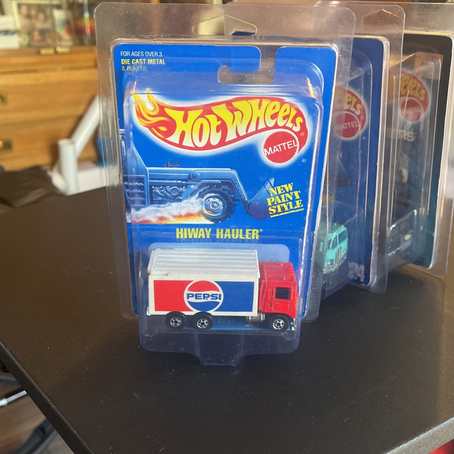 HiWay Hauler Pepsi VINTAGE * 1989 Hot Wheels Blue Cars # 24