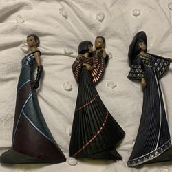 Set of 3  each about 8 inches tall