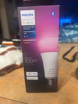 Philips Hue White and Color Ambiance Smart Bulb