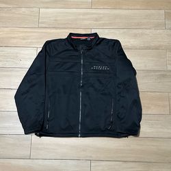 Y2K Harley Davidson black soft shell jacket