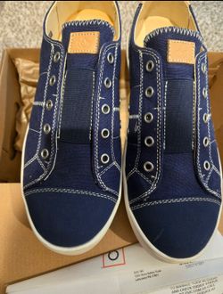 Blue spankco slip on