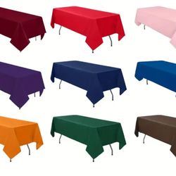 Manteles Rectangular $6 Cada Uno Nuevos 60”X102” 